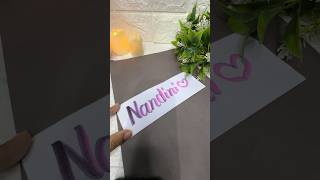 Nandini name calligraphy [upl. by Albertine]