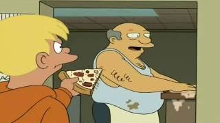 PELOS DE SIMOURDIERA EN PIZZAS DE PANUCCIS PIZZA FUTURAMA [upl. by Mclyman]