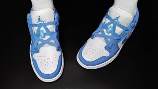 How to star lacing Jordan 1 Lace Style [upl. by Olracnaig906]