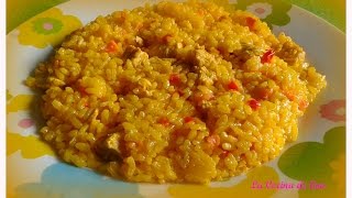 ARROZ CON VERDURAS Y POLLO O PAVO [upl. by Areic]