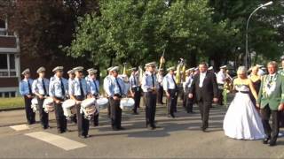 Schützenfest in Grevenbroich  Südstadt 2017 Regimentsabnahme 20Juni 2017 [upl. by Laspisa577]