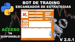 🔴 Python Trading Bot  Escaneador de Estrategias Versión 201  ALGOTRADING con PYTHON [upl. by Eedyah]