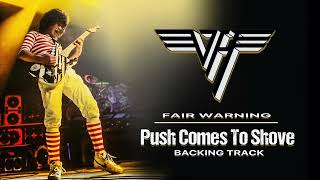 Van Halen  Push Comes To Shove  Guitar Backing Track with Vocals [upl. by Eniamirt]