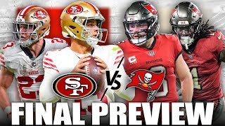 GAMEDAY 49ers  Buccaneers FINAL Prediction amp Preview  Larry Krueger [upl. by Yllus]