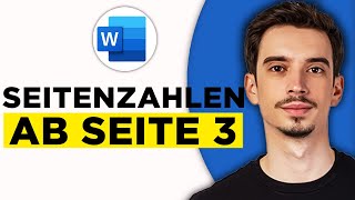 Word Seitenzahlen ab Seite 3 2024  Schritt für Schritt Anleitung [upl. by Lucie]