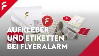 Vielfältig Etiketten amp Aufkleber von FLYERALARM [upl. by Ahsa424]