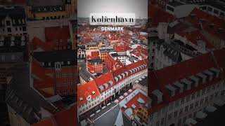 Denmark  kobenhavn copenhagen drone4k [upl. by Parlin]