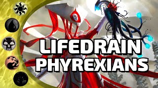 ⚫🔴⚪Phyrexians Can Win By Barely Even Attacking Magic MTG Arena Deck List Ranked Standard [upl. by Yntirb]