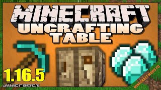 Simple Uncrafting Table Fabric Mod 1165 Download  How to install it for Minecraft PC [upl. by Juliane352]