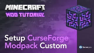 How to Install Custom CurseForge Modpack on Your Server  Minecraft Java [upl. by Brunhild]