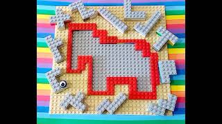 Pentomino elephant lego puzzle [upl. by Inami]