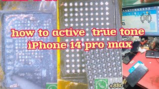 how to active true tone iPhone 14 pro max  iPhone 14 Pro max true tone fix [upl. by Dorise]