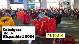 Cabalgata de la Hispanidad 2024 EN MADRID [upl. by Adia]