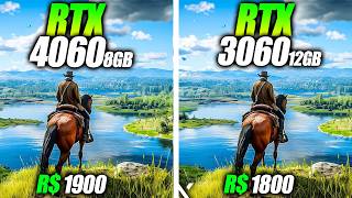 RTX 4060 VS RTX 3060 12GB TESTES EM 4K E FULLHD 3060 HUMILHOU A 4060 EM 4K [upl. by Carper460]