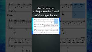 How Beethoven Uses a Neapolitan 6th Chord in Moonlight Sonata  How Composers Use Series [upl. by Alayne]