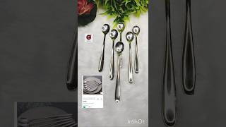 Meesho long handle spoon review shorts meeshokitchenfinds [upl. by Eyahs]