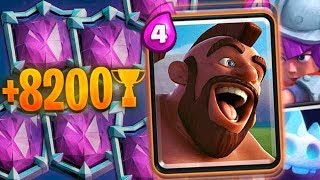 HOG 26 HIGH TROPHIES 8200  CLASH ROYALE [upl. by Atalanta]