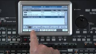 Korg Paseries Songbook and Songbook Editor Software [upl. by Uno]