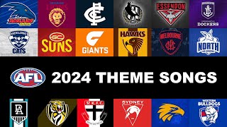 All AFL Theme Songs 2024 [upl. by Mutz]