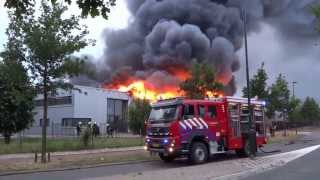 20130620 Zeer Grote Uitslaande Brand FIRE UP Oisterwijk [upl. by Patrizius]