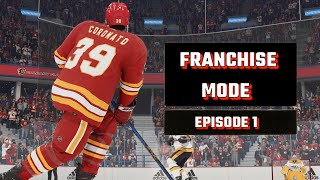 Franchise Mode  Calgary Flames  Episode 1 [upl. by Hildegard471]