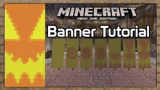 Minecraft Console Edition quotJackolanternquot Banner Tutorial 4 [upl. by Nilak956]