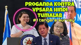 Propaganda kontra VP Sara Duterte Hindi tumalab 1 Tangere Survey [upl. by Retha702]