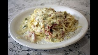 ESPAGUETIS A LA CARBONARA CON PIMIENTO [upl. by Euphemie]