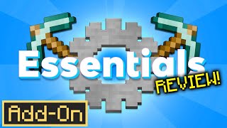 ESSENTIALS ADDON is the best one yet For Minecraft Bedrock Edition indepth Review [upl. by Yrgoerg]