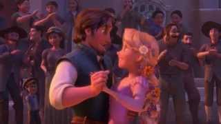 Tangled  Rapunzel Flynn Rider  Kingdom Dance  Official Disney Movie Clip 3D [upl. by Aelyak]