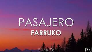 Farruko  Pasajero Letra [upl. by Theall]