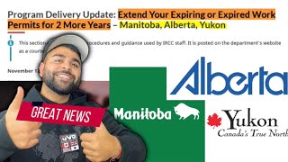 Extend Your ExpiringExpired WORK PERMIT BY 2 Years🇨🇦 alberta yukon manitoba pgwp workpermit [upl. by Ubald194]