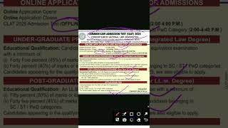 CLAT exam 2025 clat exam 2024 CLAT 2025 [upl. by Sarazen860]