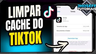 Como LIMPAR CACHE DO TIKTOK no IPHONE  Resolver bugs e falhas [upl. by Marlane681]