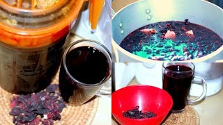 HOW TO MAKE ZOBO DRINKHIBISCUS TEA [upl. by Holey]