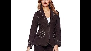 Studded Denim Blazer [upl. by Rovelli]