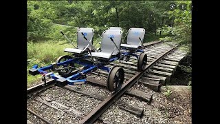 American Rail Bike in Stewartstown PA My experience amp review [upl. by Auhs813]