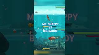 Mr Snappy vs Big Daddy  hungry shark evolutsion  shorts [upl. by Aidan]