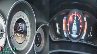 C250 CDI 204ps vs V40 177ps  Beschleunigung 0100 kmh [upl. by Durarte]