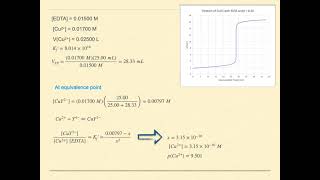 Lesson 50 Complexation Titrations [upl. by Kcinimod]