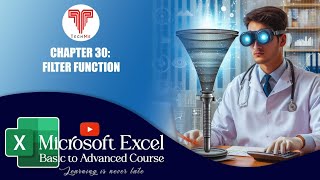 Chapter30FILTER FUNCTION  How to use Filter Function in Excel  Dynamic Array [upl. by Esbensen798]