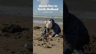 Beach day in Zandvoort at the end of October travel northsea travelwithkids [upl. by Uri]