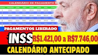 💵 SAIU R141200 a R775700 em NOVEMBRO CALENDÁRIO DE PAGAMENTOS INSS [upl. by Nirtiak]