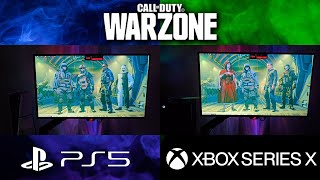 PS5 Vs Xbox Series X 1440P 120HZ  Call Of Duty Warzone [upl. by Frankie205]