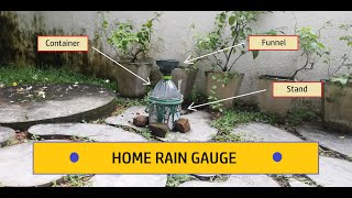 How to Make a Rain Gauge  How to Measure Rainfall [upl. by Maon358]