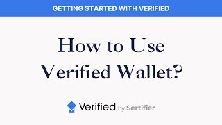 Verified Walkthrough  How To Use Verified Wallet [upl. by Stavro677]