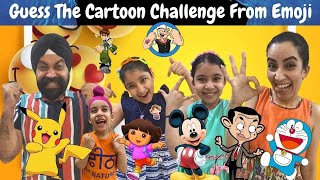 Guess The Cartoon From Emoji Challenge  RS 1313 VLOGS  Ramneek Singh 1313 [upl. by Maro656]