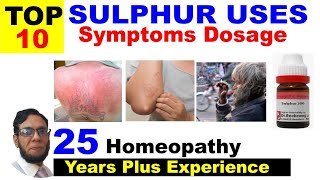 Sulphur homeopathic medicine 30 200 uses urduhindisulphur homeopathic medicine for skinpiles [upl. by Ainaznat]