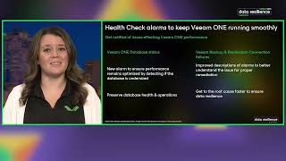 Veeam ONE Health Check Alarms Enhanced Database amp Connection Alerts [upl. by Jari422]