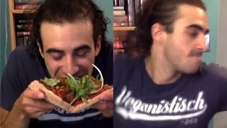 Vegan freaks out when he realizes he just ate cheese [upl. by Atews695]